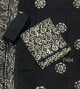 Block Print Elegant Cotton Suit Set - Yanchi